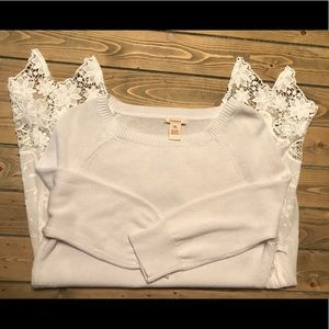 Sundance Oversized White Sweater Size XS